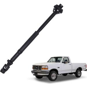 Lower Steering Shaft Steering Column with U-Joint Compatible with 1992-1996 Ford F-150 Bronco 1992-1998 Ford F-250 1992-1997 Ford F-350 F59 F53 F Super Duty Replace 425-350 F2TZ3B676B