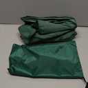 LED Lighted Porch Swing Canopy Replacement Waterproof LED Swing Canopy Top Cover 2-3 Seat Shade Awning Cover for Garden Outdoor Patio(77 x 49 Inch,Green)