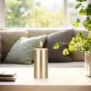 Mega Candles 3 pcs Unscented Solid Gold Pillar Candles, Hand Poured Premium Wax Candle 3 Inch x 6 Inch, Home Dcor, Spas, Weddings, Occasions, Party, Centerpieces, Holidays, Vigils, Prayers