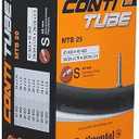 Continental 29" Bicycle Tube, 1.75"/2.5" 42mm Presta Valve, Black