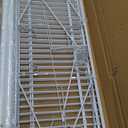 4 Pack Closet Shelves with Triangular Brackets and Hanging Rod, 4FT X 12IN Wall Mounted Wire Shelving Orgnizer for Closet,Laundry Room,Pantry,Load Up to 150lb, White