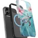 LUMARKE for iPhone 16 Pro Max Case,Trendy Flower Cover,Wireless Charging