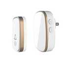 LUAMB Wireless Doorbell, 1,000ft Range Loud Enough with 5Volume Levels and Mute Mode Door Chimes LED Flashing