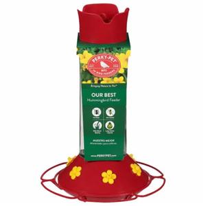 Perky-Pet® Glass Red Hummingbird Feeder with Nectar