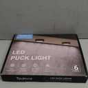 USB Rechargeable RGB Puck Lights with Remote, 2400mAh Color Changing Battery Powered Tap Light Classroom Magnetic Push light Stick On Closet lamp Wireless LED Shelf Lighting Under Cabinet Touch Lights (6 Pack)