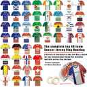 2026 World Soccer Cup Extra Large Schedule Poster 43in x 32in, 48 teams Soccer Jersey Bunting Banner Country String Flags, Tournament Schedule Soccer Matches Wall Chart for Home Office bar football club Decorations (Green)