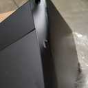 Podium Stand with 4 Locking Wheels, Rolling Lectern with Storage, Podium with Shelves, 50.4" H Black Lectern Podium Teacher, for Public Speaking, Church, School, Office and Conference