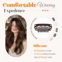 6PCS Clip in Hair Extensions Real Human Hair Short Clip in Extensions for Women Short Straight Hairpieces to Add Volume and Highlights 14 Inch Natural Black