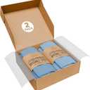 Bassinet Sheet for Bassinet Mattress - 100% Organic Muslin Cotton - Snuggly Soft & Cozy Sheets Fitted for Maxi COSI Iora, Angelbliss, Baby Joy, & Kids Club Bedside Sleeper - 2 Pack