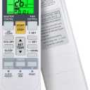 New AC Remote Control Replacement for Fujitsu Air Conditioner AR-RAH2UASU18RLF ASU18RLXS ASU24RLF ASU24RLXS ASU30RLX AUU12RLF (Display in Fahrenheit Only-not Have The Unit of Celsius)