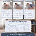 27Ergonomic Contour Pillow-Memory Foam Back Support for Reading,Bed Rest&Post Surgery Recovery,Lumbar & Neck Pain Relief Cushion, One Size