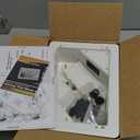 in-Wall TV Box with Flange for Home Theater Installation, 11.9" x 8.4" Cord Hider for Wall Mounted TV, with 2 Outlets, Cable Bracket, LV Cable & 1-1/2" ENT Entrance, Ideal for New or Retrofit Job (White)