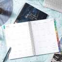 Planner 2026-2027 - Planner Weekly and Monthly 2026-2027, Academic Planner 26-27, July 2026 - June 2027, 8.5" x 11", 26-27 Calendar Planner with Colourful Tabs, Inner Pocket, Premium Paper, Twin-wire Binding - Galaxy