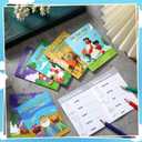 Hungdao 48 Pcs Bible Mini Activity Books for Kids, Mini Fun and Games, Challenging Activities Include Mazes, Word Search, Word Scramble and More Bulk Gifts for Kids Party Classroom