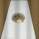 MELUCEE Gold Chandelier for Dining Room 5 Light with Clear Glass Shade