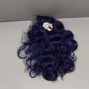 Dark Blue Wigs Blue Lace Front Wig Pre Plucked Glueless Long Body Wave Lace Front Wig For Fashion Women Transparent Lace Front Wig For Cosplay Party