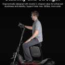 stio Multi-Functional Scooter Seat with 10L Large Storage Space Bag Compatible with Segway Ninebot ZT3 Pro Kickscooter, Thickened Soft Seat Cushion ZT3 Seat & Bag Attachment Original Parts