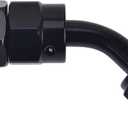 EVIL ENERGY 6AN Hose End Fitting 45 Degree Swivel for CPE Braided Hose Black