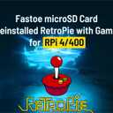 128GB Gaming microSD Card Preinstalled RetroPie with Games for Raspberry Pi 4/400