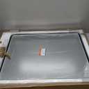 TETOTE Matte Black Pivot Bathroom Mirror 24 x 30 Tilting Beveled Rectangle Metal Framed Mirror, Farmhouse Adjustable Tilt Rounded Corner Rectangular Vanity Mirror, Horizontal/Vertical, Easy to Install