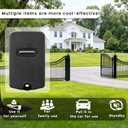 Gate Opener Remote Replacement for GTO Mighty Mule Gate Opener Remote Control FM135 RB741 Single Button 9 DIP Switch of 3 Positions 318MHZ-2 Pack