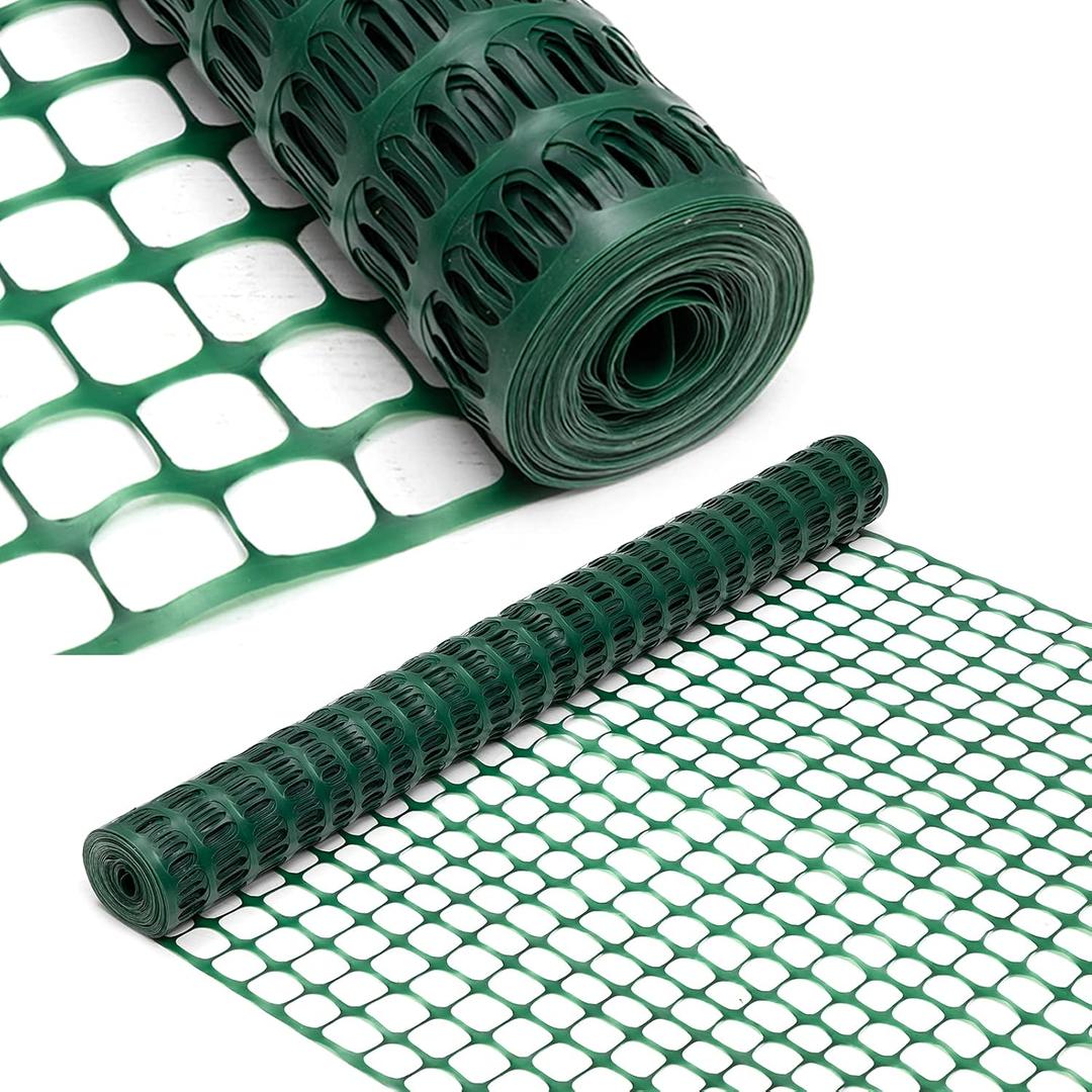 DOEWORKS Plastic Safety Fence, 4 ft x 100 ft Barrier Netting, Green
Large Coverage | Durable Plastic Mesh | Highly Visible Green Color | Versatile Use | Easy to Install