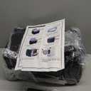 PETICON Waterproof Dog Car Seat for Small Medium Dogs, 6in Memory Foam Pet Booster Seat for Dogs up to 26 lbs with Pockets, Detachable Washable Pet Carseat with Y-Shape Safety Belt