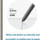 S Pen S24 Ultra (withBluetooth) Replacement for Samsung Galaxy S24 Ultra Pen (4096 Pressure Levels) + Replacement Tips/Nibs (Light Gray)
