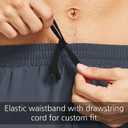 baleaf Men's 5" Running Athletic Shorts Zipper Pocket for Workout Gym Sports Lightweight Quick Dry Gray, Size L