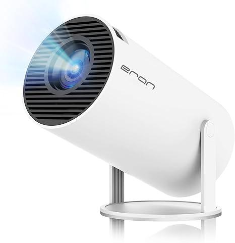 Mini Projector HY300 Pro, Portable Projector with DualBand WIFI6 5G Wireless 5.4 Bluetooth, Smart Projector Support 4K 1080P, Auto Keystone Correction 35"130" Screen Video Projector