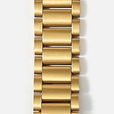 Watch Band, Stainless Steel Metal Chain, Smart-Watch Link Bracelet Strap, Wrist-Band for i-Watch Series 9 8 7 6 5 4 3 2 1 SE, 45mm 44mm 42mm, Gold