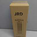 JRD 13'' Tower Fan with 3 Speeds, 80 Oscillating, 23ft/s Bladeless Desk Fan, Quiet Operation, Compact & Portable Table Fan for Bedroom Home Office Desktop (13 inch Knob, Black)