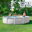INTEX 26700EP 10Ft X 30In Prism Frame Premium Above Ground Swimming Pool (Pump Not Included)