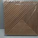 Soon Global Acoustical Wall Panels, 6-Piece 23.62 X 23.62 Inches Art Acoustic Panels, Decorative Acoustic Panels, Acoustic Wall Panels, Sound Absorbing Wall Art, Arcadian Vortex, 72 X 48 Inches