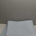 HORIMOTE HOME Light Blue Queen Size Quilt Set - Soft Microfiber Bedspread with 2 Shams, Lightweight & All-Season Geometric Coverlet for Cozy Bedding (Full/Queen(90" x 96"))