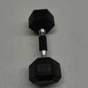Yes4All Rubber Grip Encased Hex Dumbbell Hand Weights With Anti-Slip  Single (B. 10 Pounds)