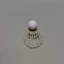 Goose Feather Badminton Shuttlecocks Birdies, 12 Pack Hight Speed Training Badminton Balls with Great Stability for Indoor Outdoor Sports (White)