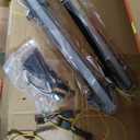 Clear LED Rear Bumper Reflector Lights LED Dynamic Tail Lights for 2018-2022 Honda Accord, Upgrade Replacement for Rear Bumper Reflectors, Straight Clause, Flowing Light Turn Signal Design