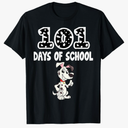 101 Days of School Dalmatian Dog Lover Gifts Kids T-Shirt, Size S