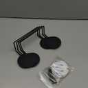 Mattress Retainer Bar For Adjustable Bed, Mattress Stoppers To Prevent Sliding, Mattress Holder In Place, Non Slip Mattress Gaskets For Bed Frame, Mattres Gripper Bracket Keep Mattress From Sliding (Black: 4 Pcs)