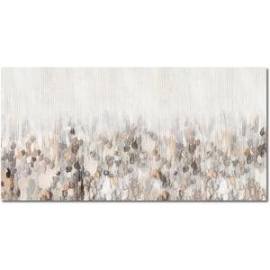 TRAIN2 ART Abstract Wall Art Textured Hand Painted Modern Wall Art 28" x 57" 3D Large Artwork Painting Wall Decor for Living Room Bedroom Kitchen Office