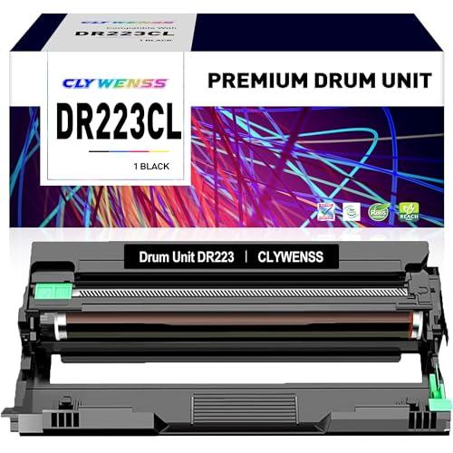 CLYWENSS DR223CL Drum Unit Replacement for Brother DR223CL DR-223CL-BK to Use with MFC-L3710CW L3750CDW L3770CDW HL-L3210CDW L3290CDW L3270CDW Printer (Drum Only, 1-Pack)