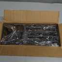 MODRACKLY Sponge Holder & Sink Caddy Organizer - Rustproof Kitchen Sink Organizer with High Brush Holder - Kitchen Essentials Countertop Storage Organization (Grey)