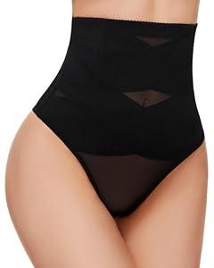 SIMIYA Body Shaper Underwear Girdle Compression Shapewear Thong S