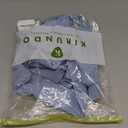 KIRUNDO Womens Two Piece Outfits Summer Fashion Button V Neck Crop Vest Blazer and Wide Leg Pants Suit Matching Sets (Small, Sky Blue)