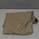 Waterproof Faux Linen Farmhouse Round Table Cloth for Indoor/Outdoor, Decorative Rustic Fabric Tablecloth Cover for Party Picnic Dining & Kitchen Table (60 Inch, Round (2-4 Seats), Natural)