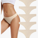 voenxe Seamless Women Underwear Thongs,No Show Ladies Thong,No Line Workout Breathable Comfortable Panties,Soft Undies,5-Pack S