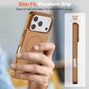 SUPFINE Magnetic for iPhone 17 Pro Max Case (Compatible with MagSafe)(Military Grade Drop Protection) Translucent Matte Shockproof with Anti-Fingerprint Phone Cover,Brown