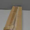 Wood Curtain Rods for Windows 48 to 84 Inch, 1 Inch Heavy Duty Curtain Rods with Imitation Wood Grain Finials, Boho Adjustable Drapery Rod, Decorative Farmhouse Rustic Single Window Curtains Rod