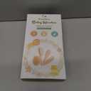 Yoofoss 4 Piece Baby Hair Brush and Comb Set，Wooden Baby Hair Brush with Natural Ultra Soft Goat Hair, Baby Comb Set for Boy, Girl  Pink